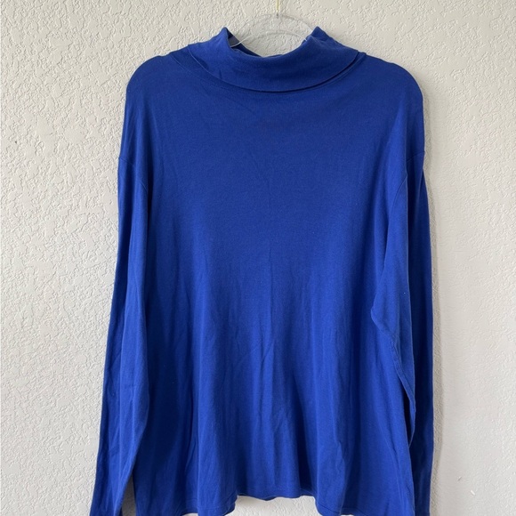 Just my Size Blue Long Sleeve Turtleneck Top - Size 3XL - Great Condition - Picture 1 of 7
